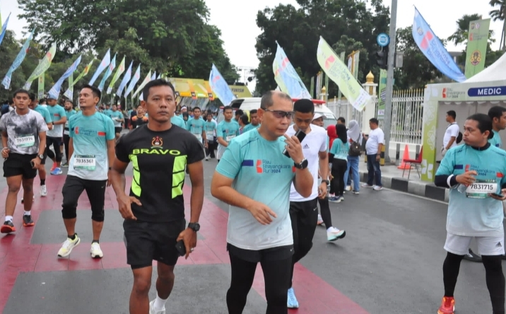 Brigjen TNI Dany Rakca Hadiri Riau Bhayangkara Run 2024