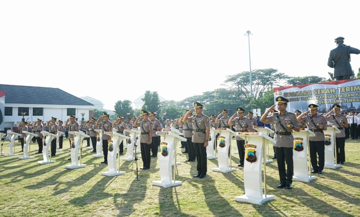 Jabatan Kapolres Magelang Kota Diserahterimakan
