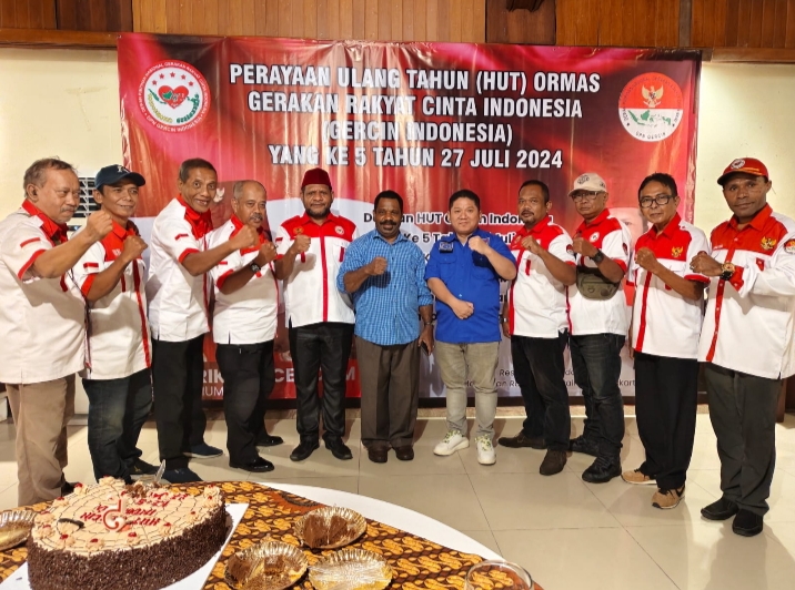 Staf Khusus Menteri Pertahanan RI Hadiri Acara HUT Gercin Indonesia Yang Ke 5 Tahun