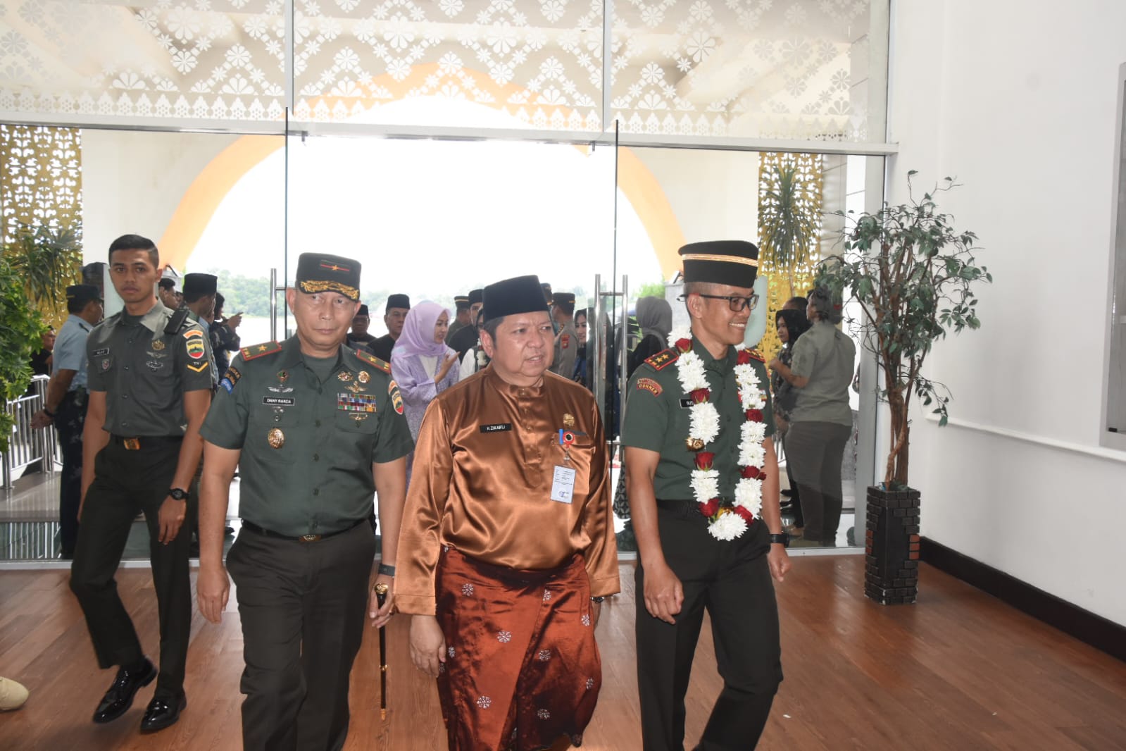 Brigjen TNI Dany Rakca Sambut Kedatangan Dansesko Mayjen TNI Budi Eko Mulyono