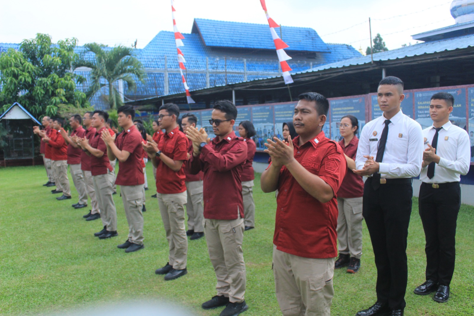 Apel Sore Lapas Binjai, Kalapas Dorong Pegawai Berlomba dalam Prestasi