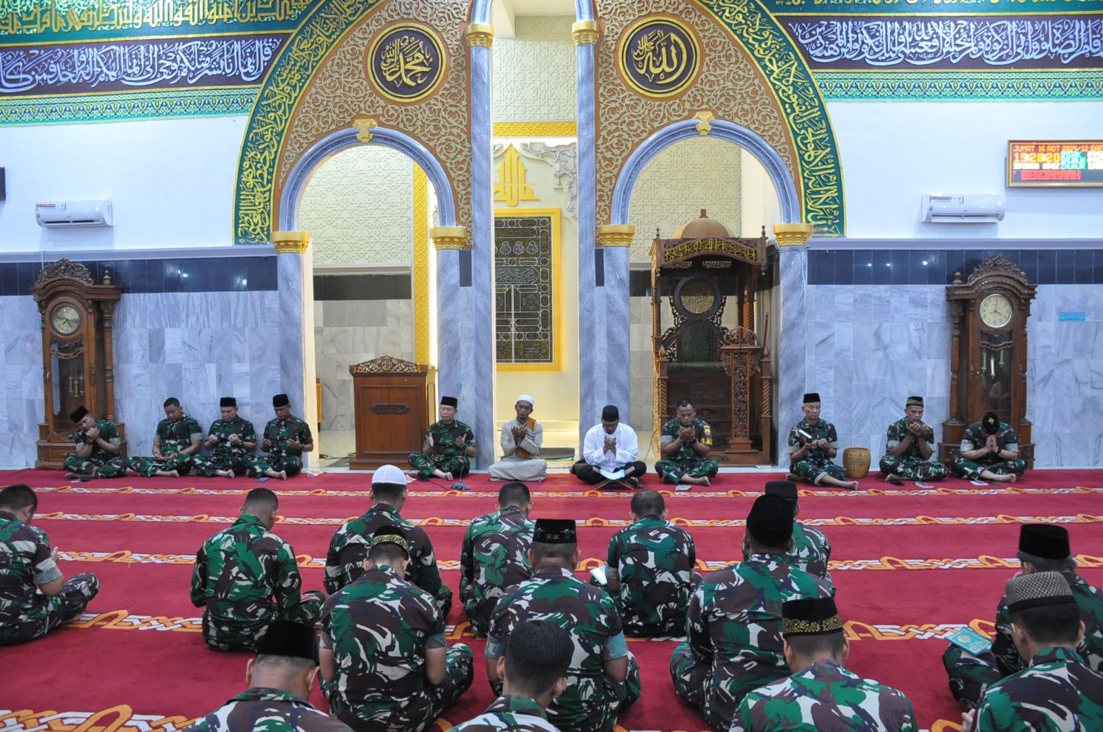 Korem 031/WB Gelar Doa Bersama Jelang HUT ke-79 Kemerdekaan Republik Indonesia