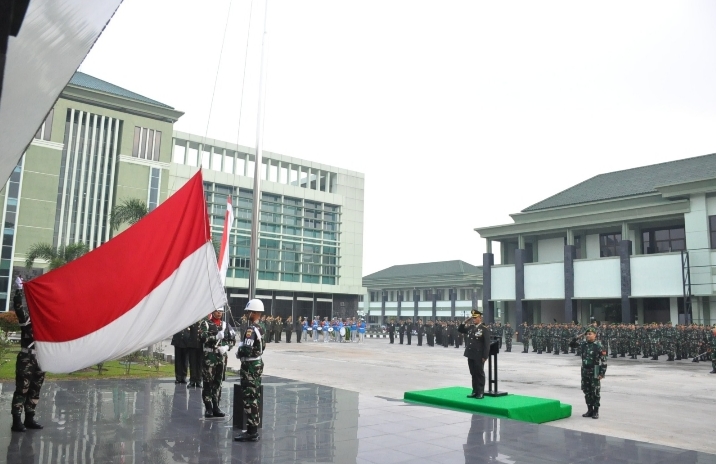 Kolonel Kav Eko Agus Nugroho Pimpin Upacara Peringatan Hari Kemerdekaan Republik Indonesia Ke-79 Tahun