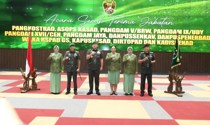 KASAD Pimpin Sertijab Pejabat TNI AD