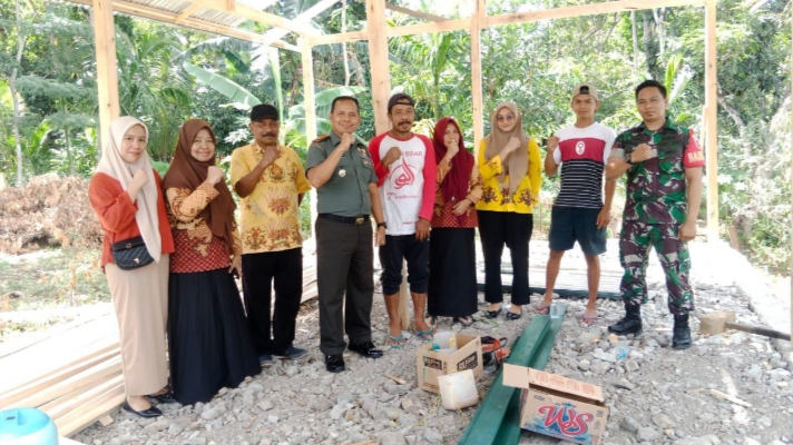 Komandan Kodim 1423/Soppeng Tinjau Langsung Rumah “Sasaran Program RTLH”