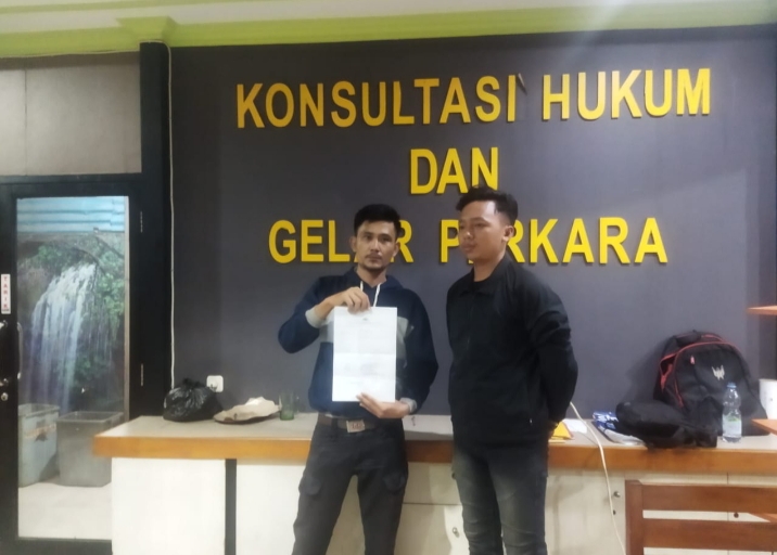 Tak Terima, Wartawan Alasannews Laporkan Pekerja Proyek Rumah Dinas ke Polisi Atas Dugaan Kekerasan