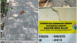 Proyek Pemasangan Paving Block Masih Menuai Kontroversi