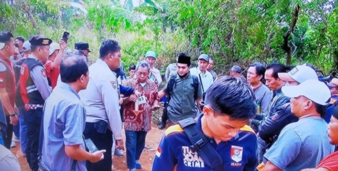 Tindak Lanjut Dumas, Polisi dan BPN Saksikan PT. SSS Tunjuk Batas Kav B36 dan B37