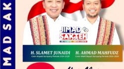 Dominasi Pilihan Masyarakat Terhadap Paslon Jimad Sakteh di Pilkada 2024 Semakin Menguat