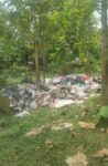 Sampah Bertumpuk di Perbatasan Dua Desa Kecamatan Jawilan, Siapa yang Bertanggungjawab..!!