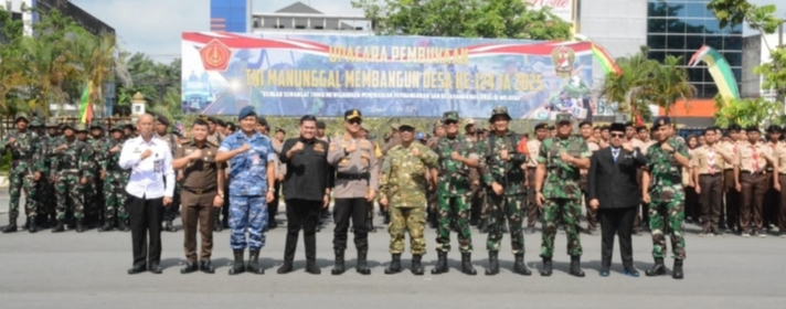 TMMD Bengkalis Resmi Dibuka, Korem 031/ Wira Bima Komitmen Dalam Mewujudkan Pemerataan Pembangunan