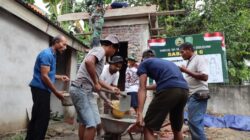 TMMD ke-124 Kodim 0320 Dumai Sinergikan TNI dan Masyarakat Wujudkan Sumur Bor dan Fasilitas Sanitasi di Masjid Al-Amin