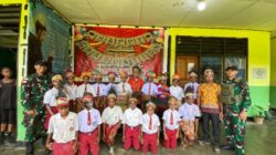 Satgas Yonif 131/Brajasakti Hadiri Momen Kelulusan Siswa SD YPPK Wembi di Perbatasan Papua