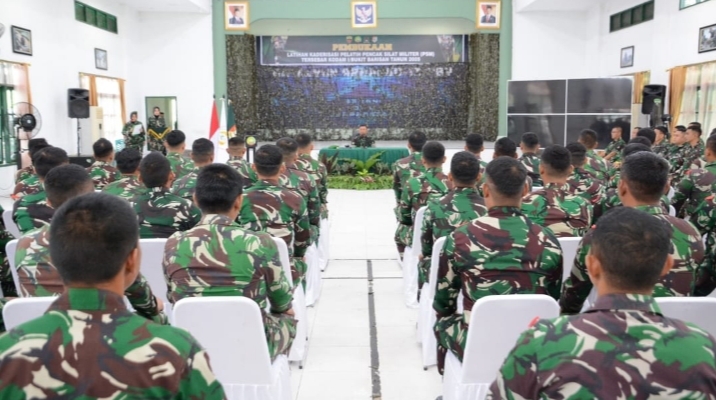 Danrem 031/Wira Bima Pimpin Pembukaan Kader Pelatih Pencak Silat Militer (PSM) Tersebar Kodam I/BB Tahun 2025
