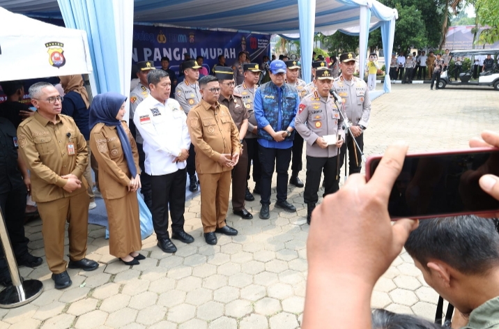 Gubernur Banten Dampingi Kapolri Kunjungan Kerja ke Polda Banten