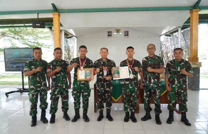 Sabet Juara di Ajang Taekwondo Bergengsi Nasional, Danpuslatpur Apresiasi Petarung