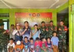 HUT TNI ke-80, Satgas Pamtas RI-Malaysia Yonarhanud 1 Kostrad Gelar Sunatan Massal di Pos Sentabeng