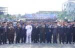 Kodam XIX/Tuanku Tambusai Gelar Upacara Peringatan HUT ke-80 TNI di Halaman Kantor Gubernur Riau