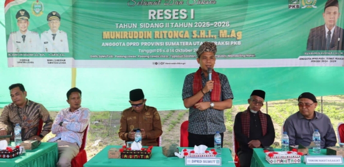 Muniruddin Ritonga Serap Aspirasi Warga Muara Sipongi, Tekankan Pentingnya Legalitas Desa dan Air Bersih