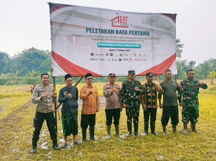 Peletakan Batu Pertama KDMP di Desa Nanggung Menjadi Momen Bersejarah