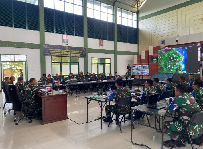 Dankodiklat TNI AD Pastikan Latihan Ancab di Natuna Sesuai Standar, Kasdam XIX/TT Dampingi Peninjauan