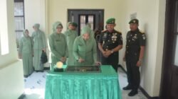 Danrem 064/MY Resmikan Kantor Persit KCK Yang Direnovasi, Dorong Pembinaan Keluarga Prajurit