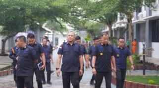 Sesi Peninjauan Kakanwil Sumut di Lapas Kelas II A, Sabtu (18/7/2026).