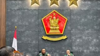 Mayjen TNI Dr. Agus Hadi Waluyo, S.AP., M.M., CHRMP, menghadiri Forum Evaluasi Organisasi (Forev Orgas) Batalyon Komposit Masa Uji Coba Program Kerja Tahun Anggaran 2026.(dok)